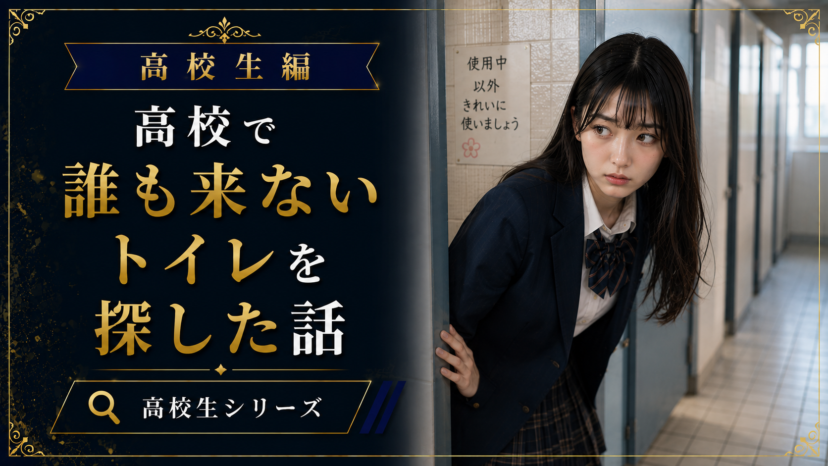 高校で誰も来ないトイレを探した話｜トイレを我慢するための私なりの対策【実体験】